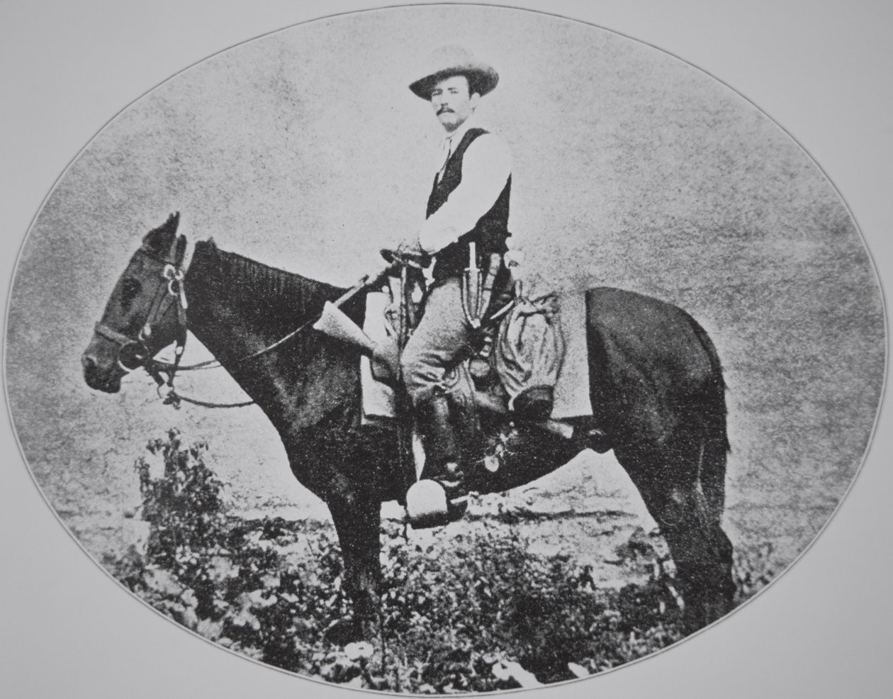 Sersjant James B. Gillett (s/hv-bilde) av American Photographer