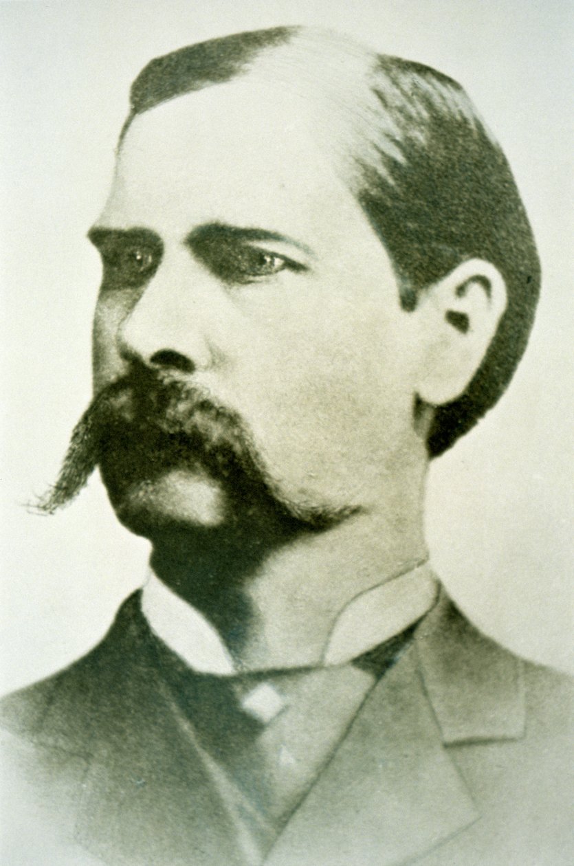 Wyatt Earp (1848–1929) ca. 1886 (s/hvitt-bilde) av American Photographer