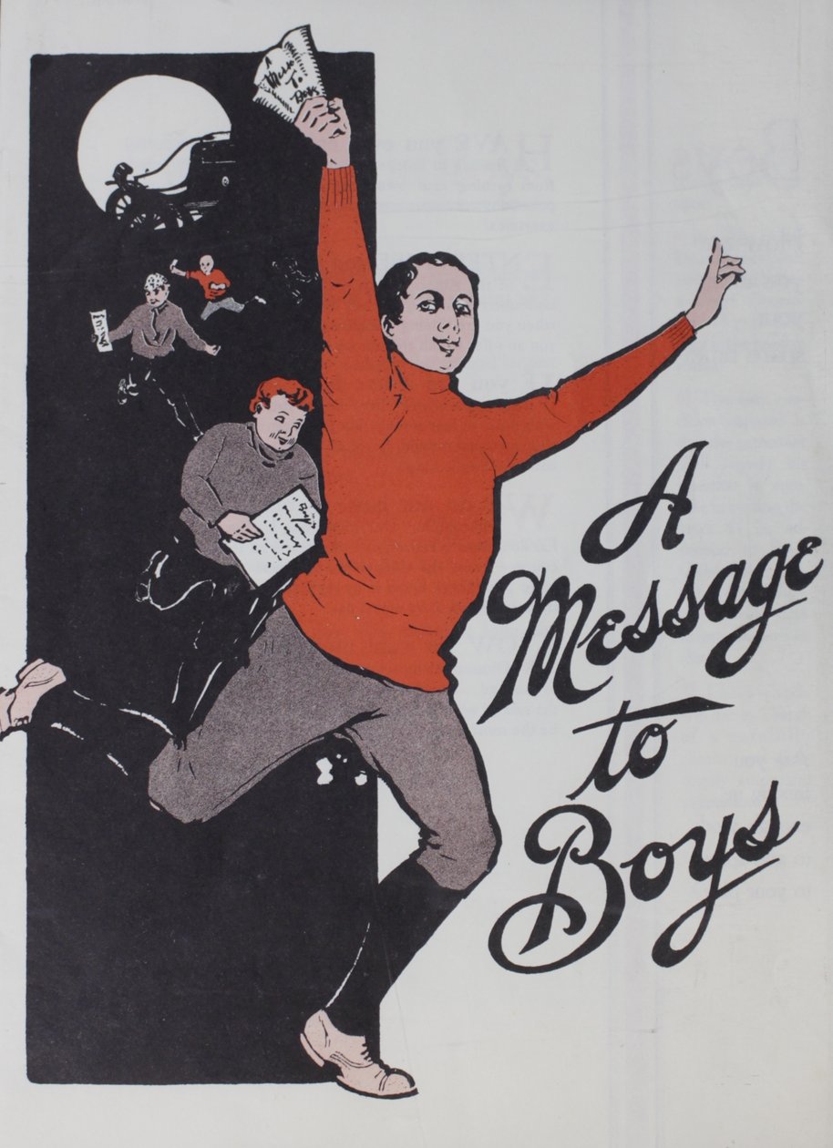 En melding til gutter, 1905 av American School