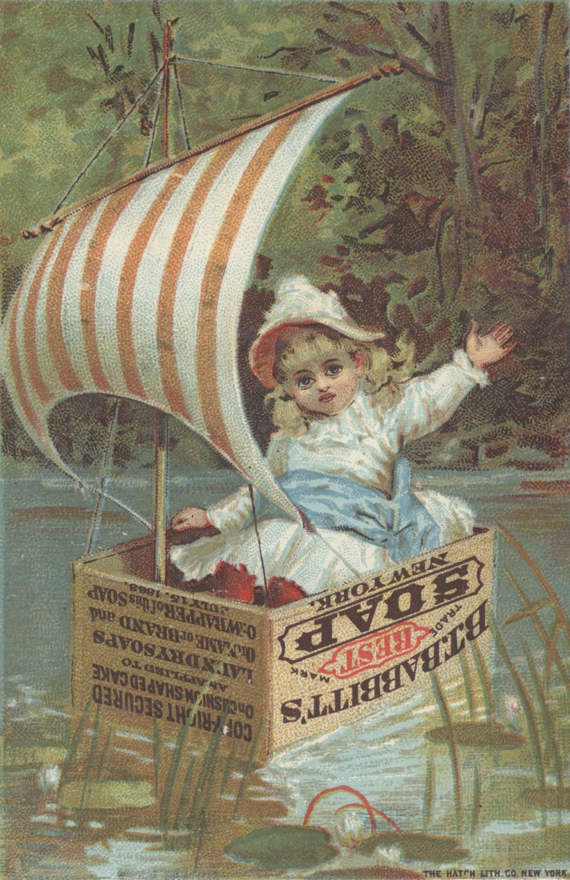 Annonse for Babbitts beste såpe, ca. 1880 av American School