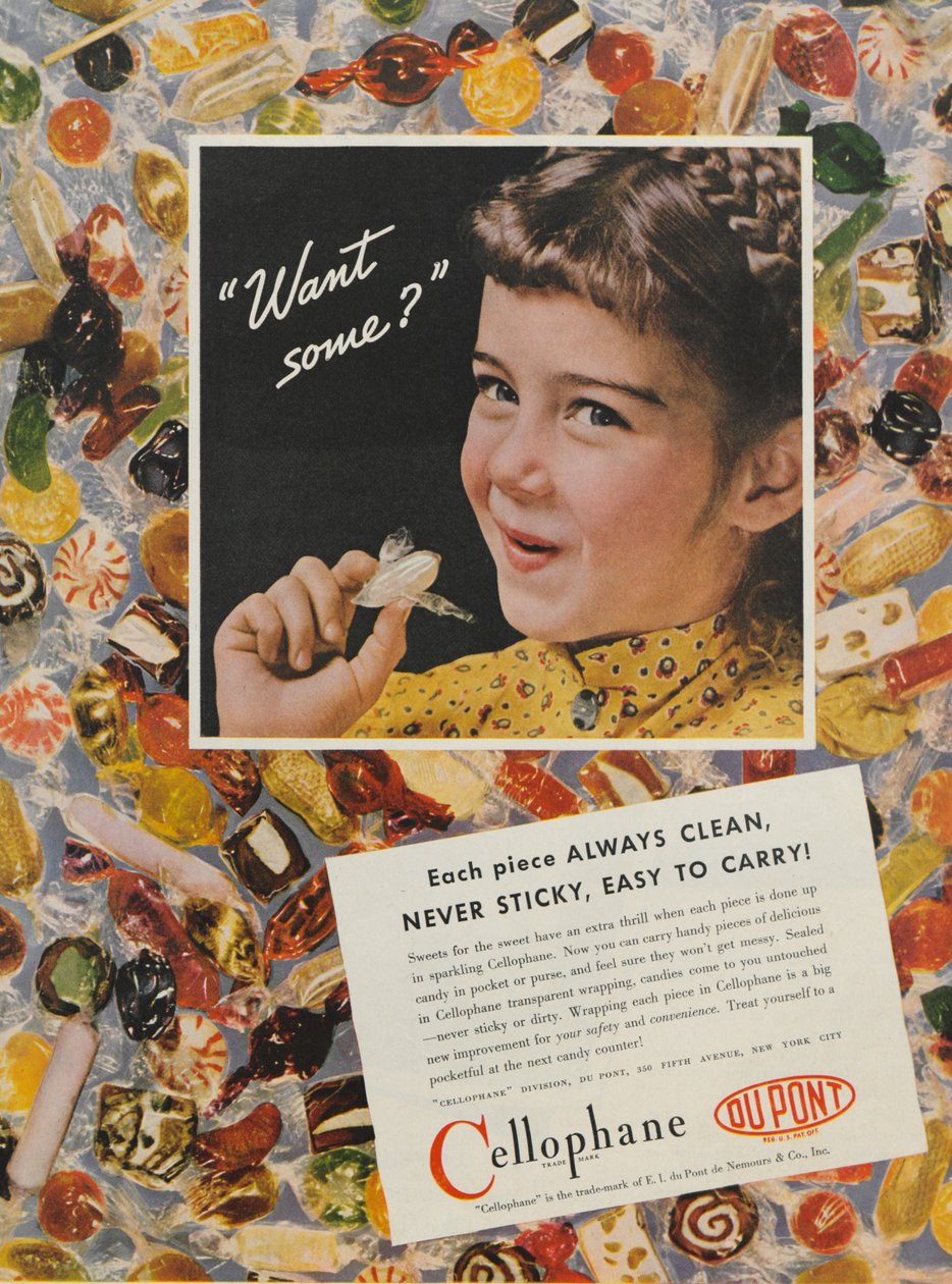 Annonse for DuPont Cellophane, 1937 av American School