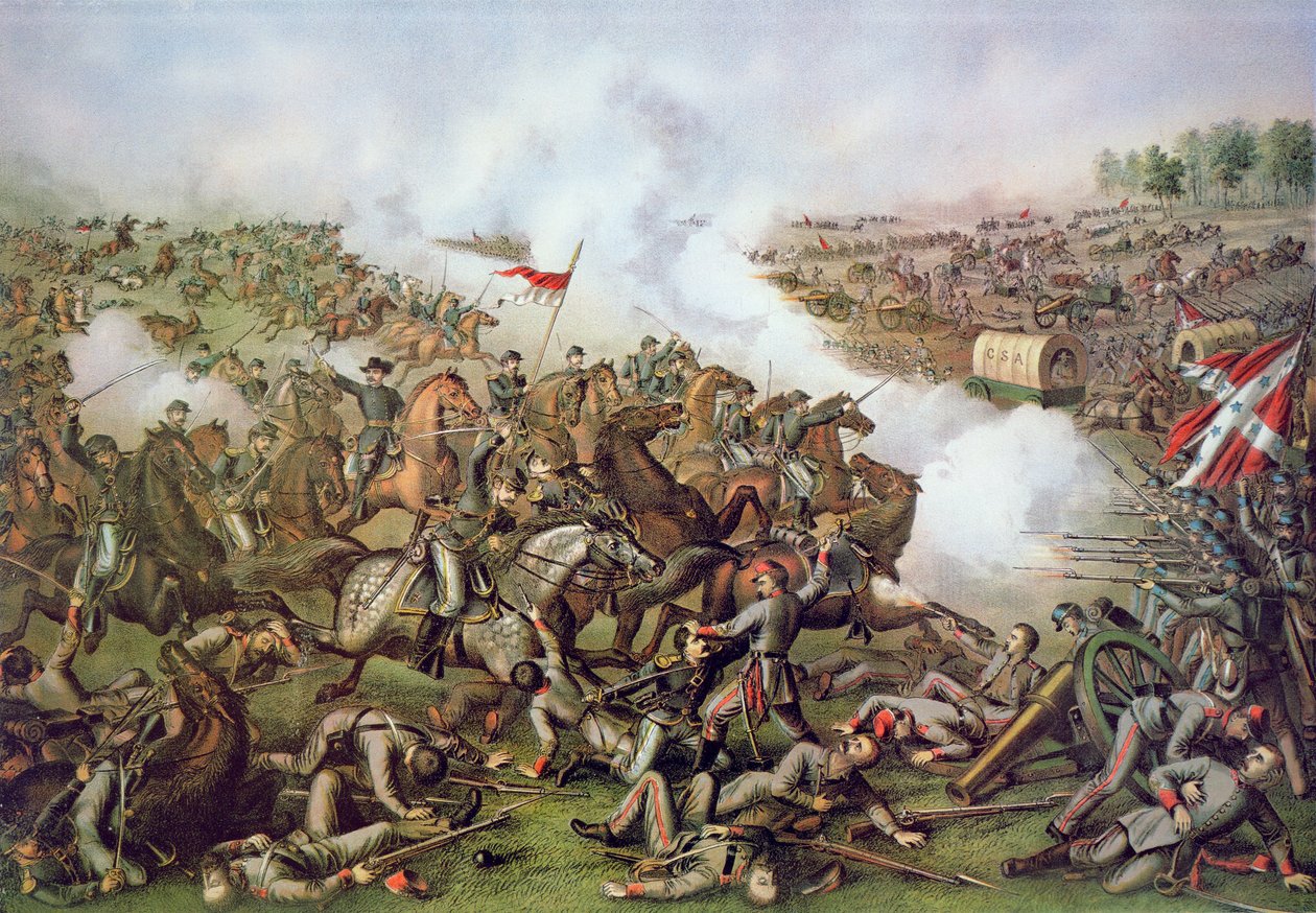 Battle of Five Forks, Virginia av American School