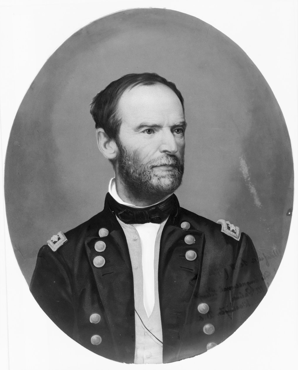 General William Sherman, c.1865 (engraving) av American School