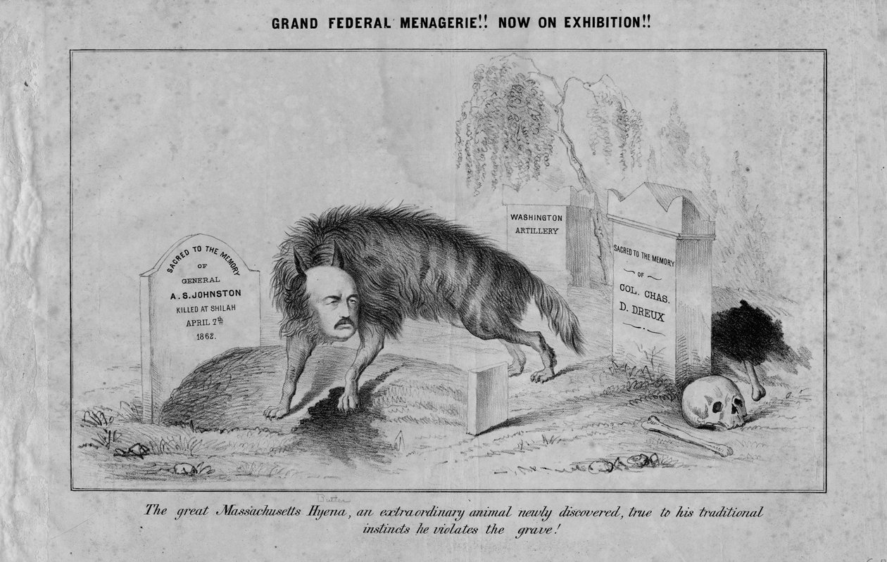 Stort føderalt menasjeri!! : nå på utstilling, ca. 1862 av American School