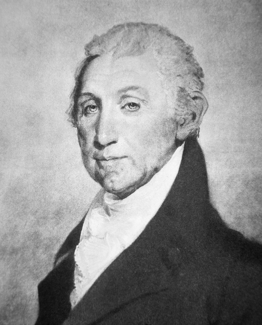 James Monroe (1758-1831) (litho) av American School