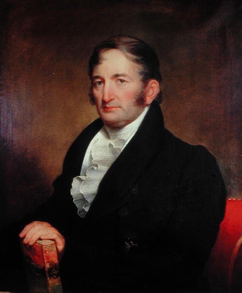 John Nice (1739-1806) (olje på lerret) av American School