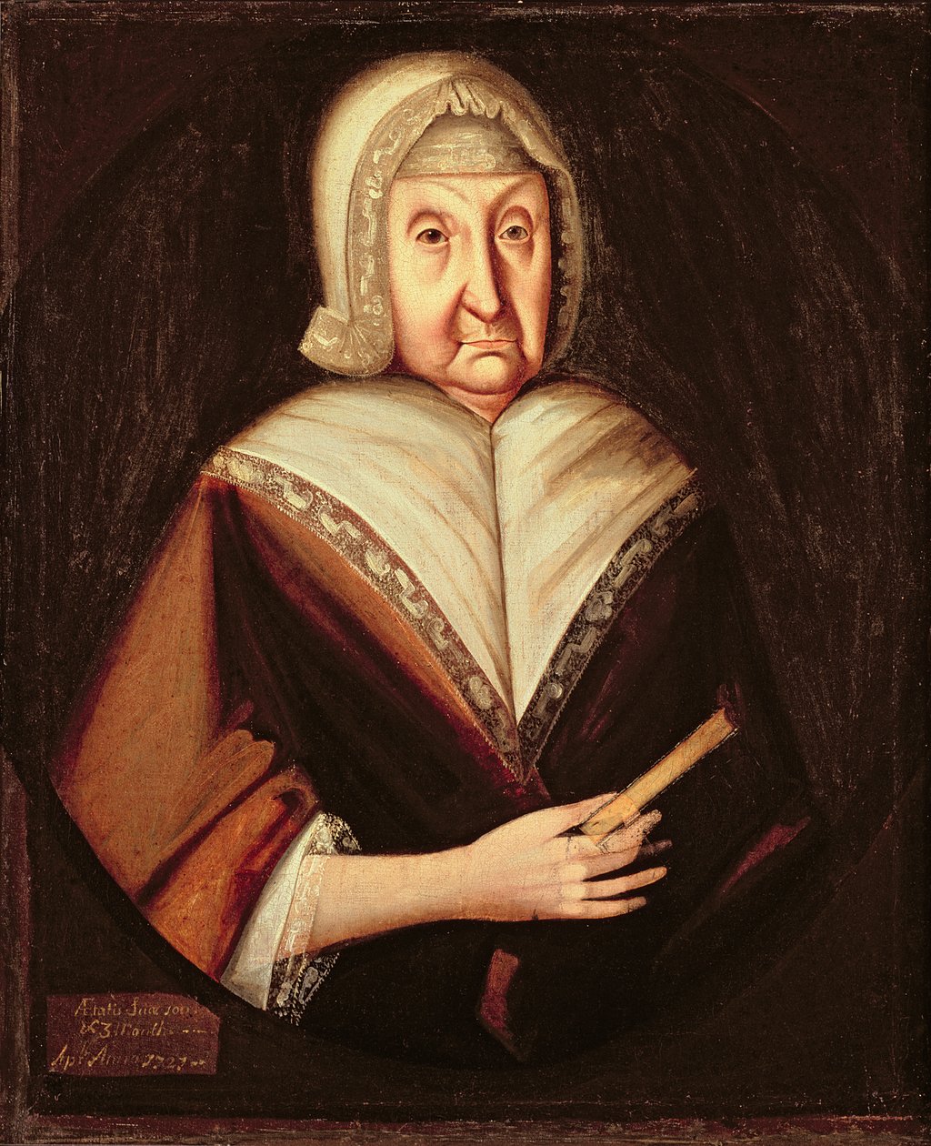 Fru William Pollard (Anne Dison), 1721 av American School