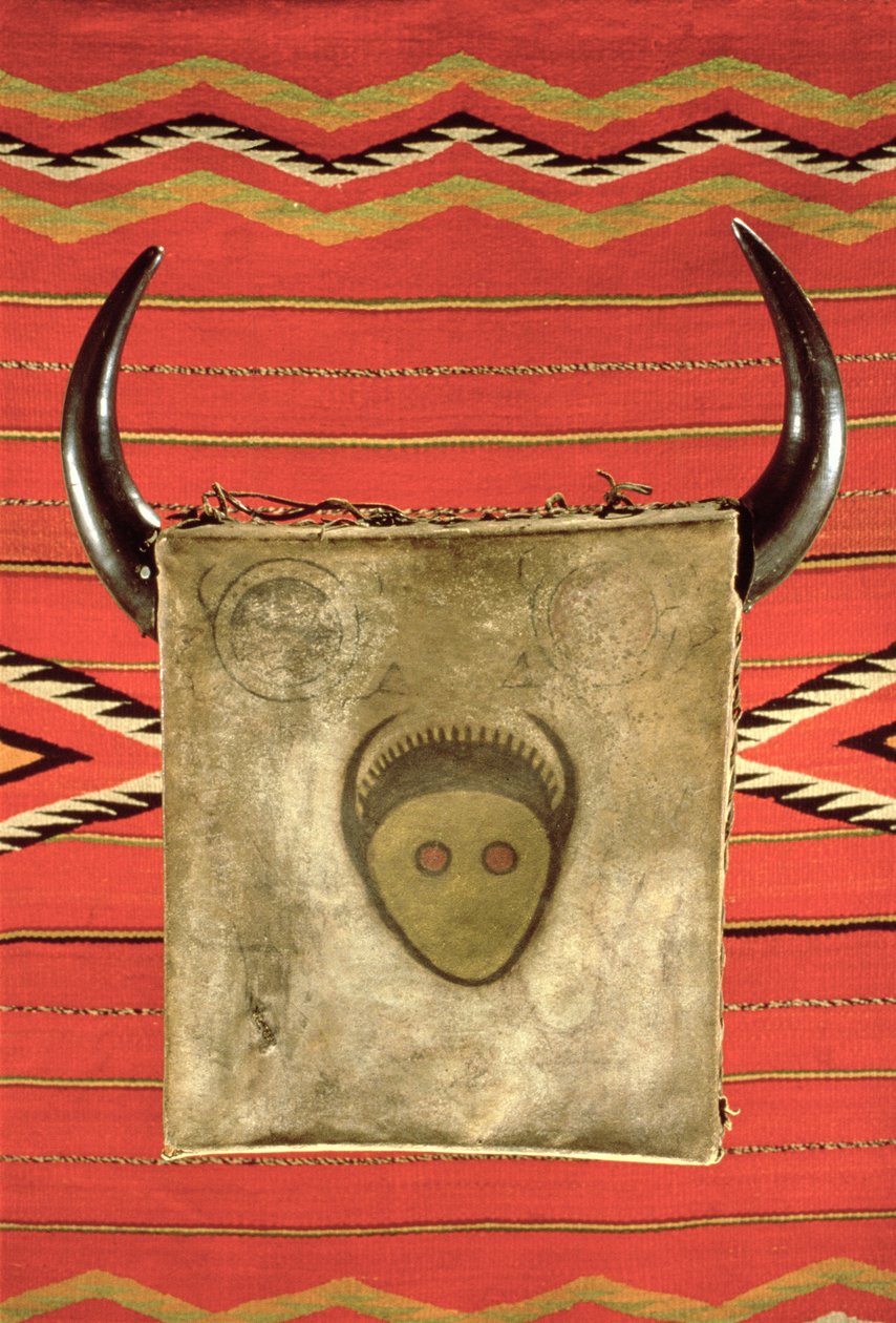 Navajo buffalo moon teppe, fra Arizona (ull) av American School