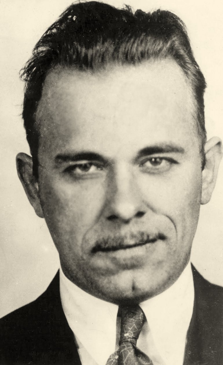 Portrett av John Dillinger (1903 – 34) av American School