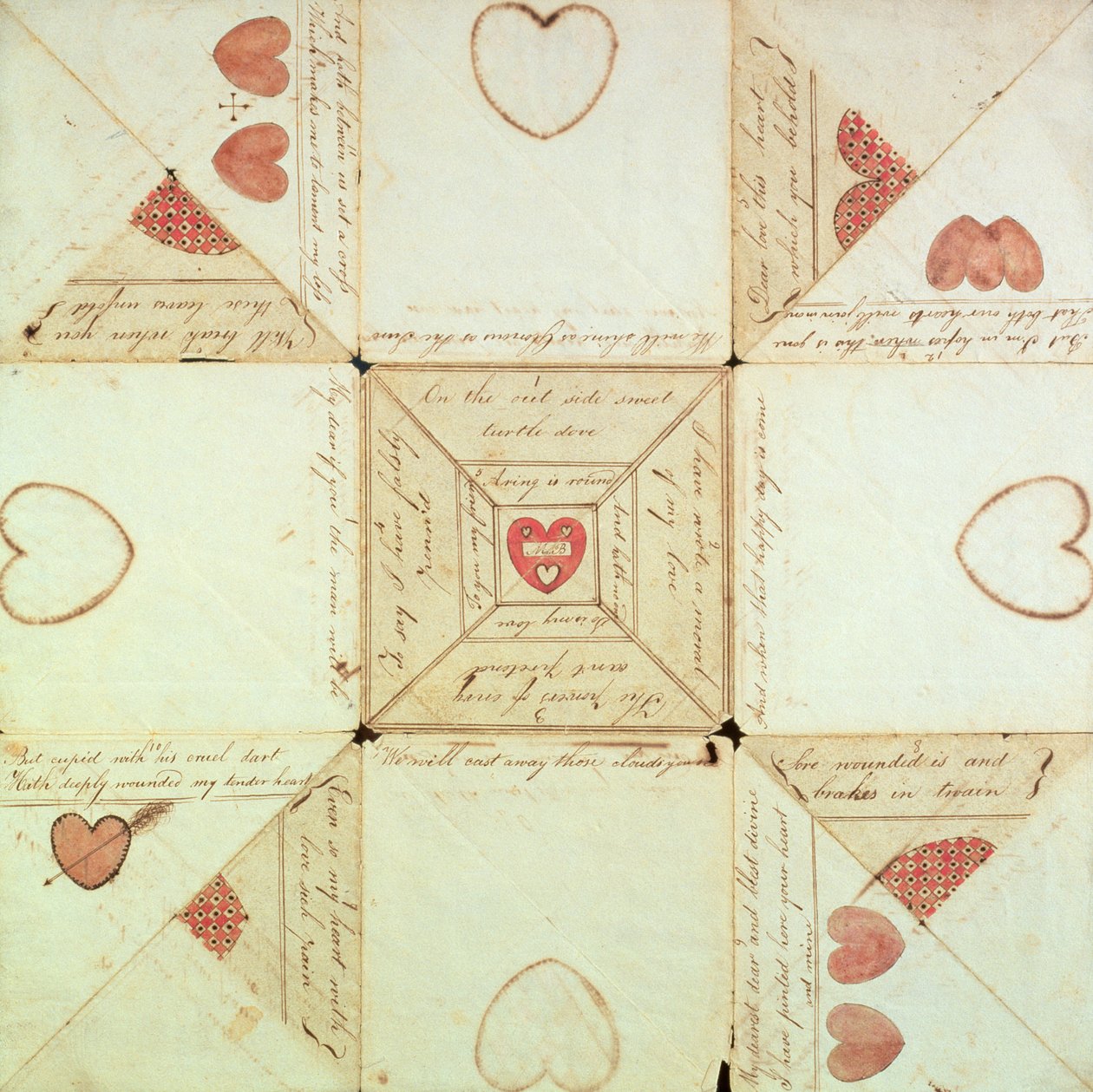 Matters Valentine, ca. 1760 av American School