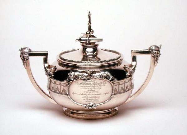 Sugarbowl av Tiffany & Co., ca. 1863 (sølv) av American School