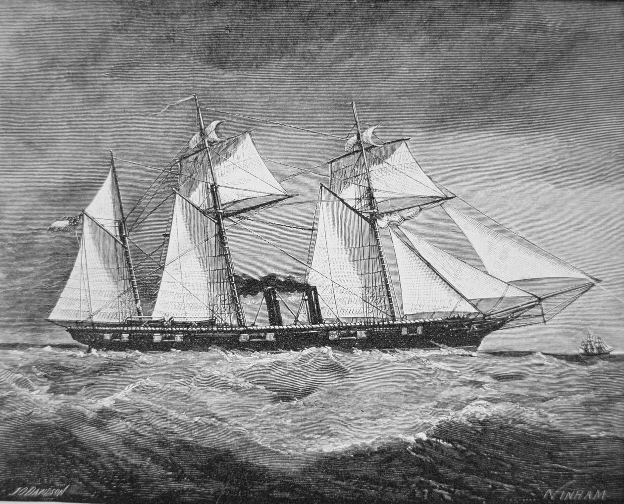 CSS Florida (litho) av American School
