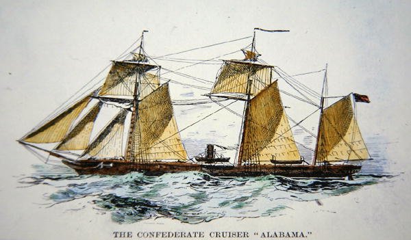 Den konfødererte private raideren `Alabama