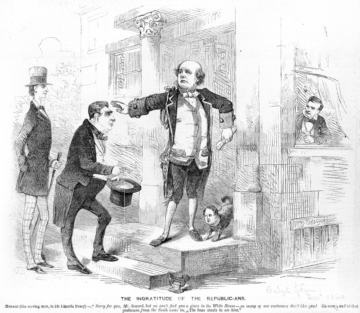 The Ingratitude of the Republicans, ca. 1860 av American School