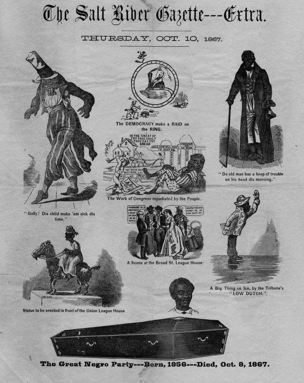 The Salt River gazette: ekstra, 1867 av American School