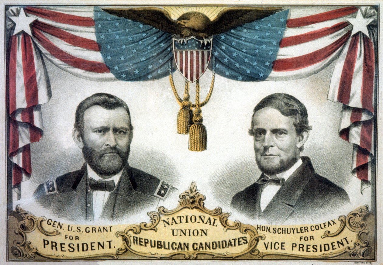 Ulysses S. Grant. 1869 (plakat) av American School
