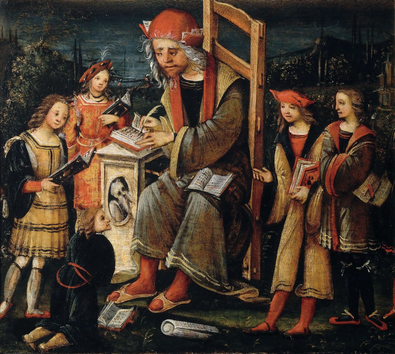 Saint Cassian av Imola. av Amico Aspertini