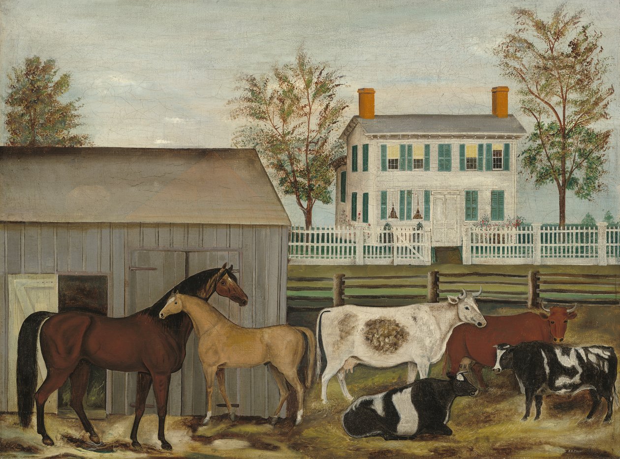 The Barnyard, sent på 1800-tallet av Amizi Emmons Zeliff
