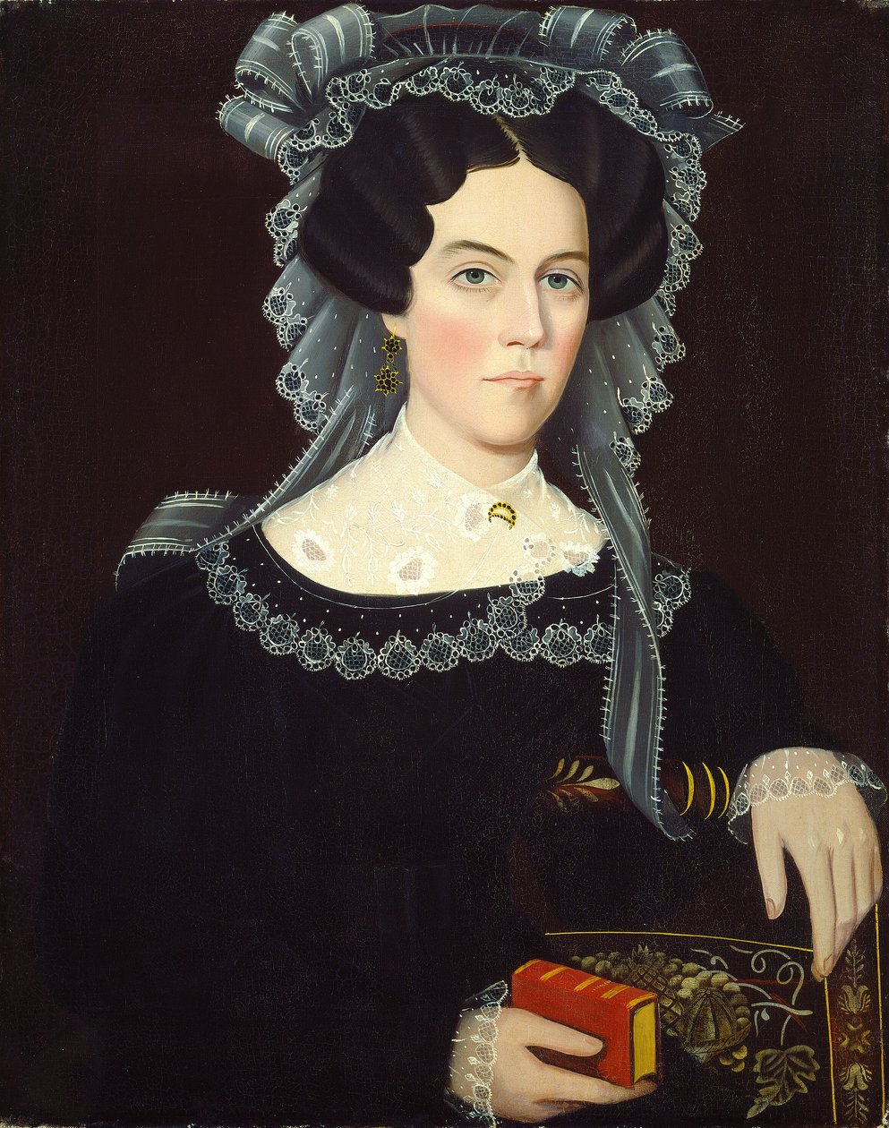 Catherine A. May, ca. 1830. av Ammi Phillips