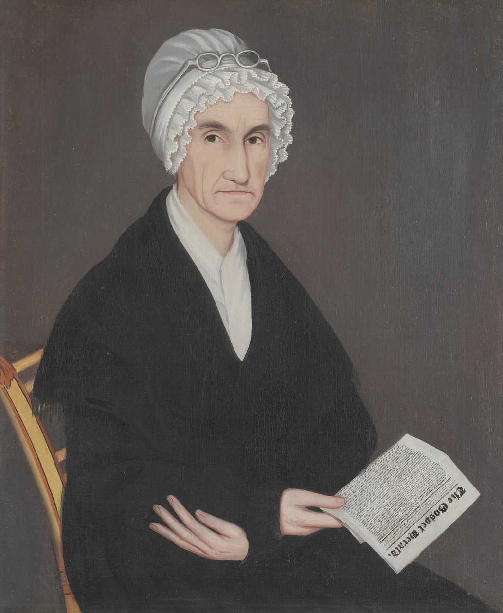 Fru Reuben Allerton (Lois Atherton) av Ammi Phillips