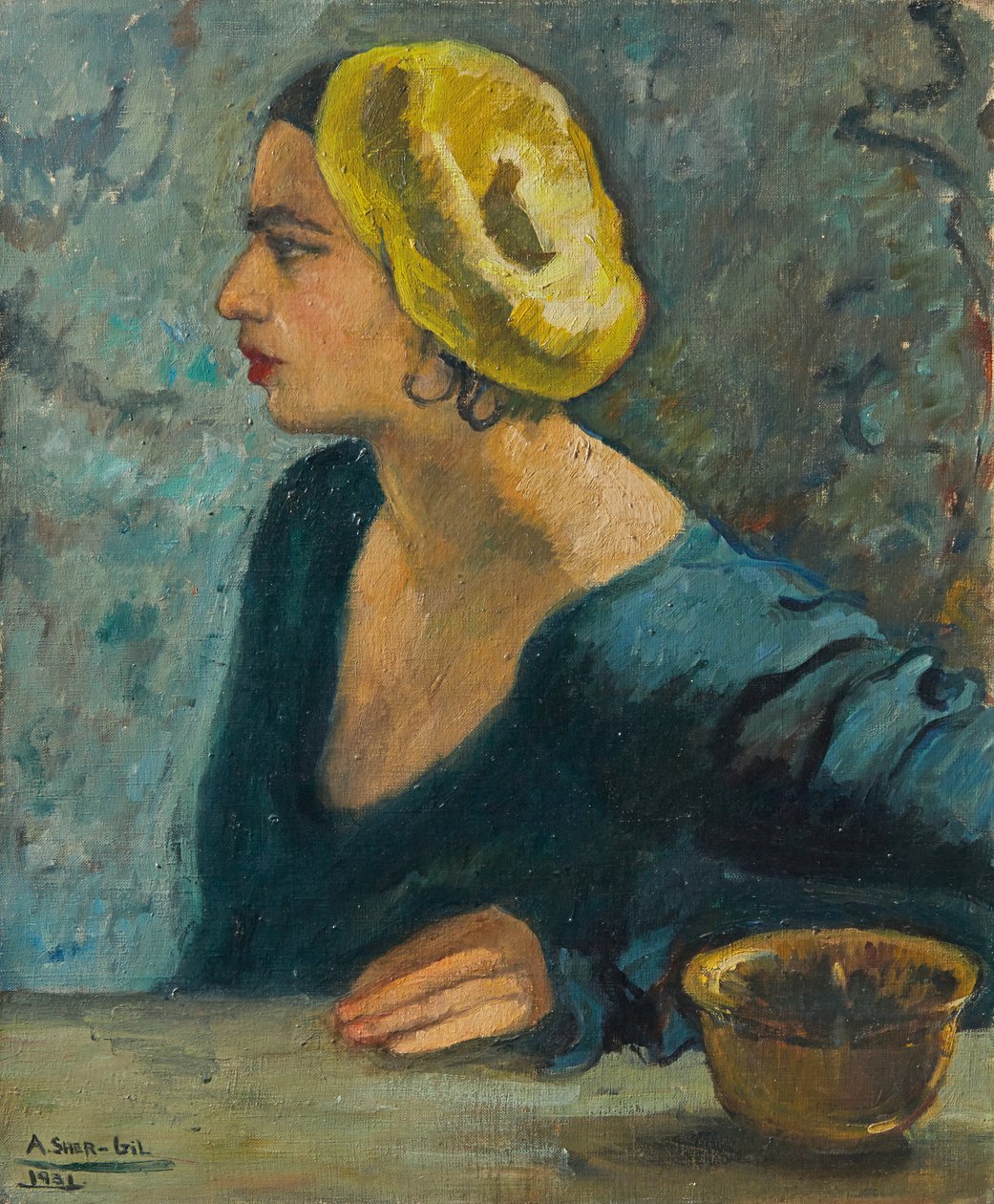 Selvportrett av Amrita Sher Gill