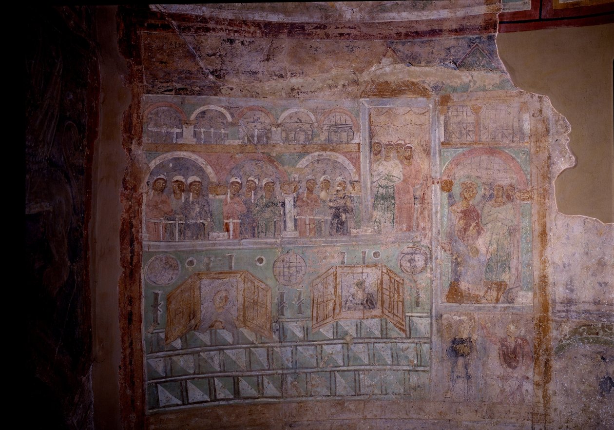 I Hippodromen, 1000-tallet av Ancient Russian frescos