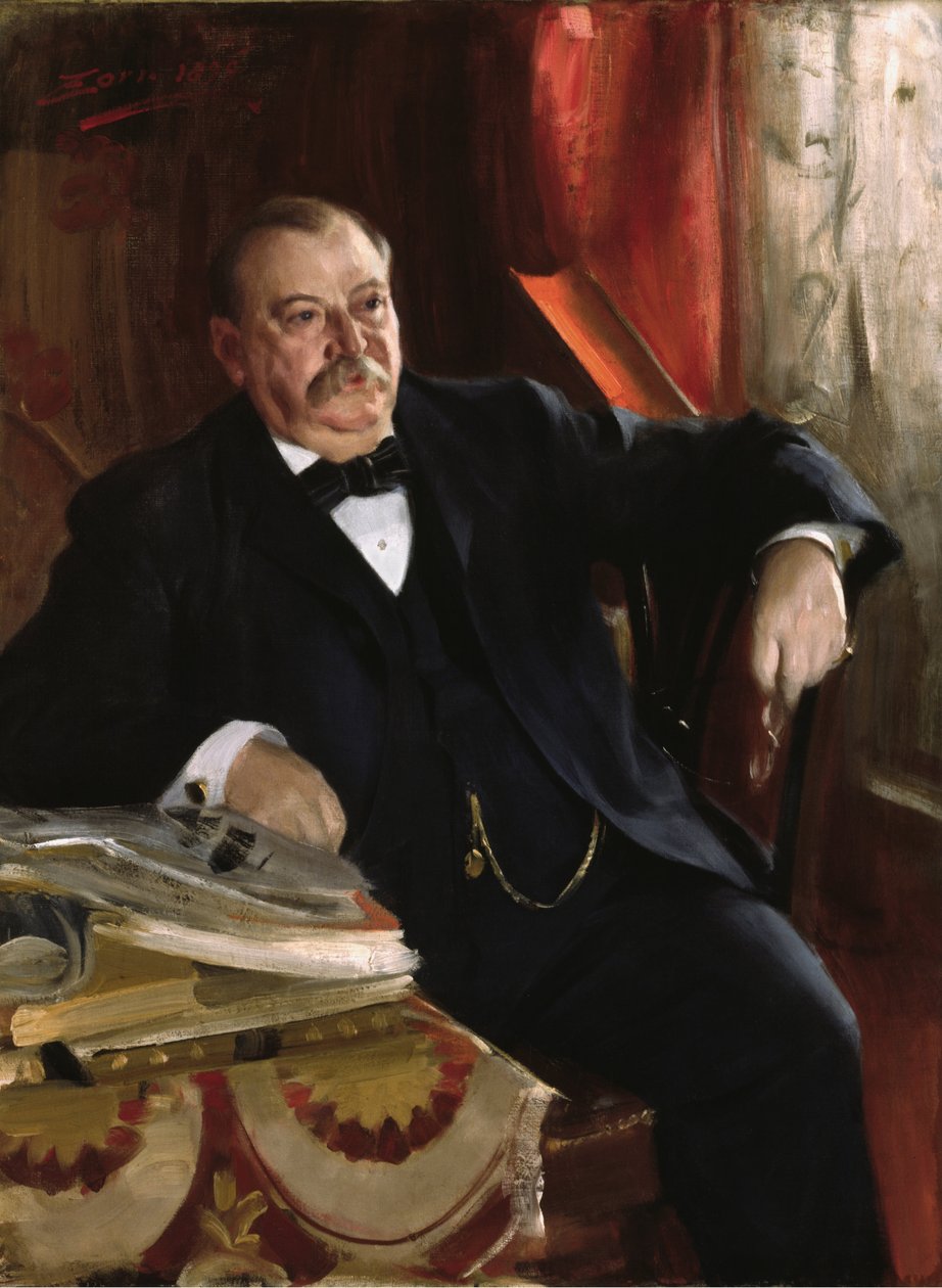 Grover Cleveland av Anders Leonard Zorn