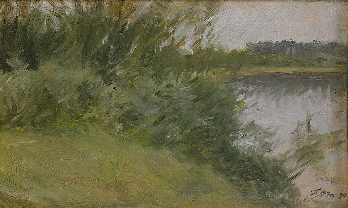 Øya i Saxviken 1890 av Anders Leonard Zorn