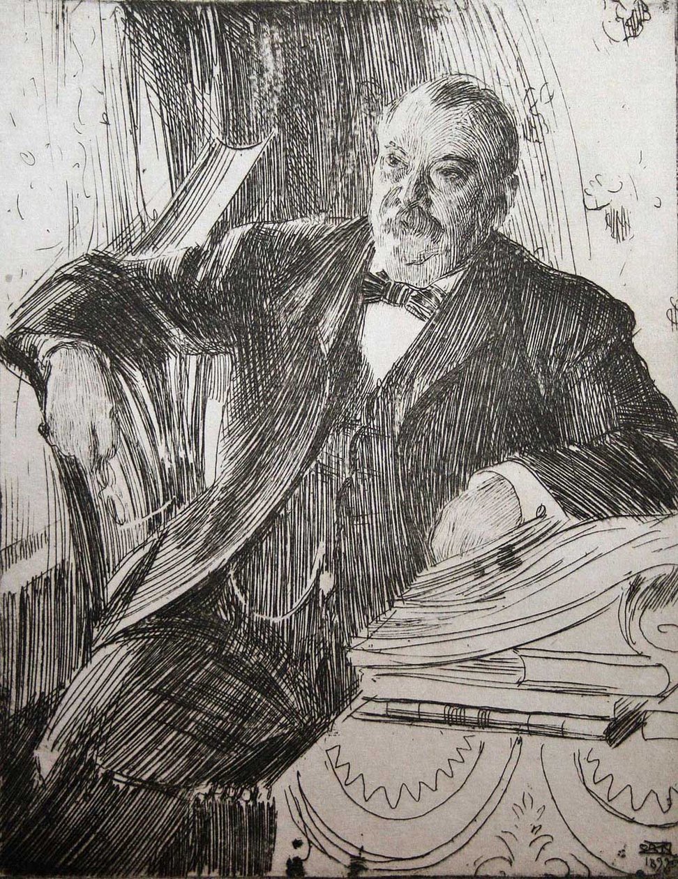 President Grover Cleveland av Anders Leonard Zorn