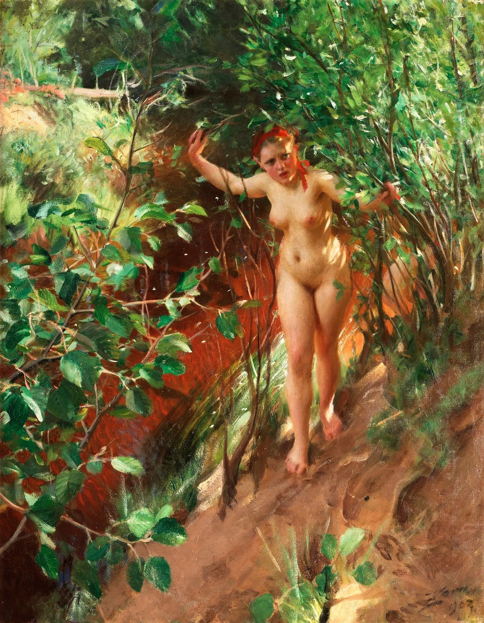 Rød sand av Anders Leonard Zorn