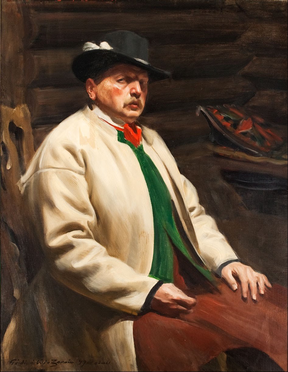 Selvportrett av Anders Leonard Zorn