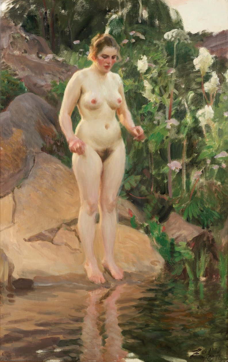 Skjærgårdsblomster av Anders Leonard Zorn