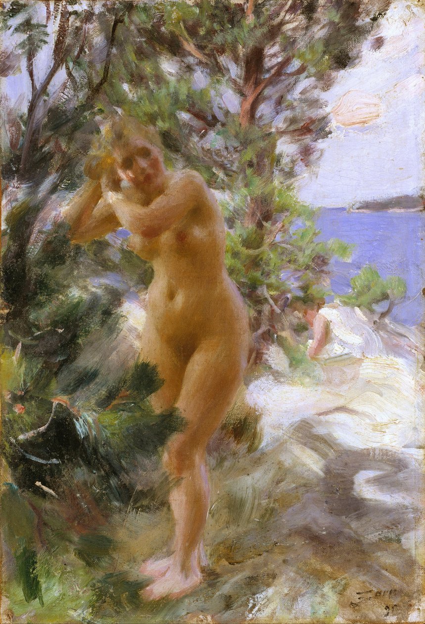 Etter badet av Anders Leonard Zorn