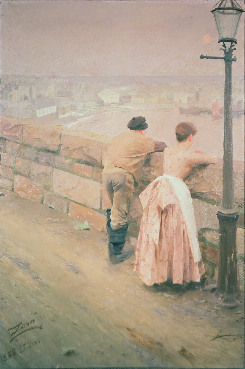 Fisherman, St. Ives, 1888 av Anders Leonard Zorn