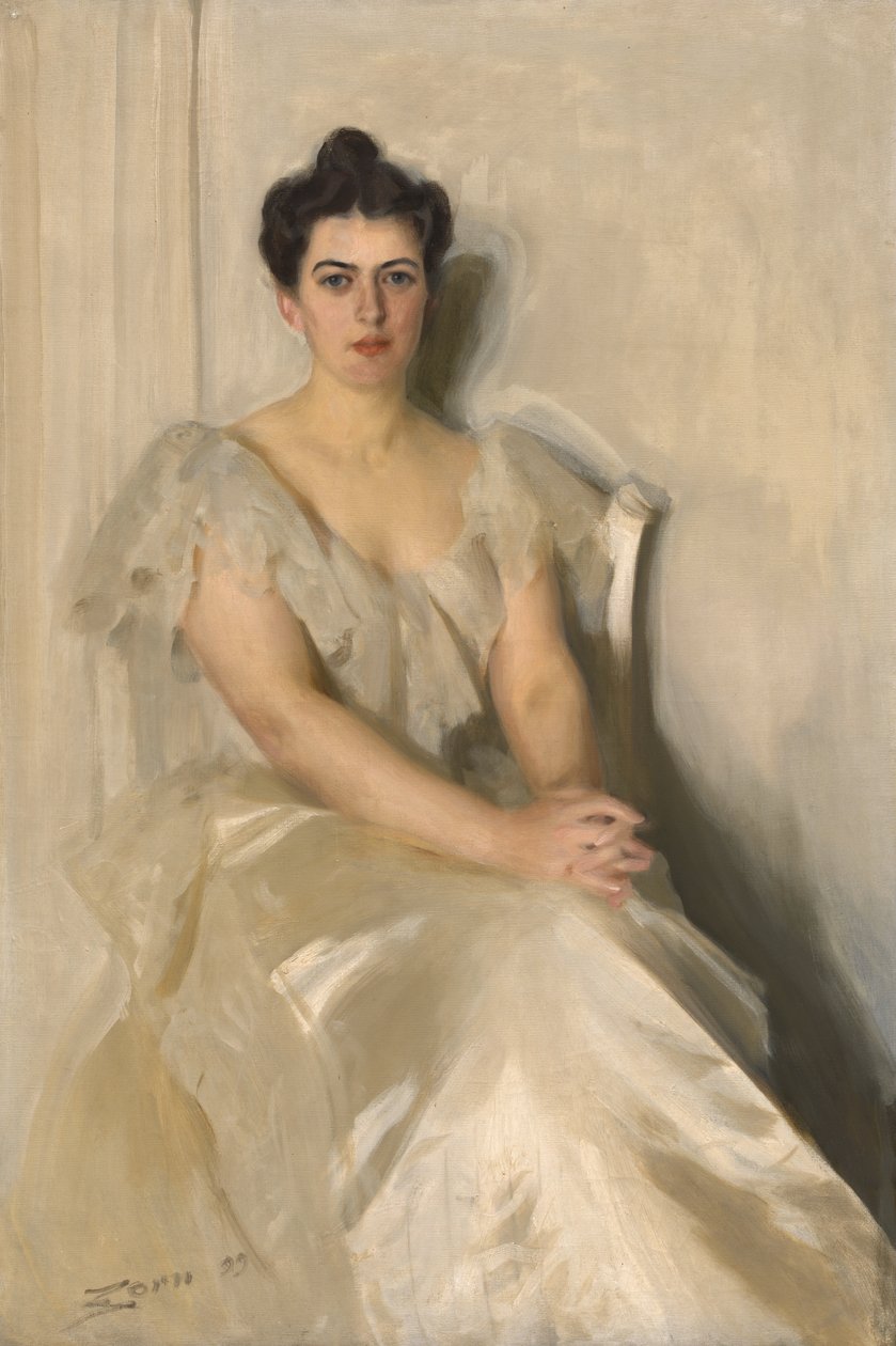 Frances Folsom Cleveland, 1899. av Anders Leonard Zorn