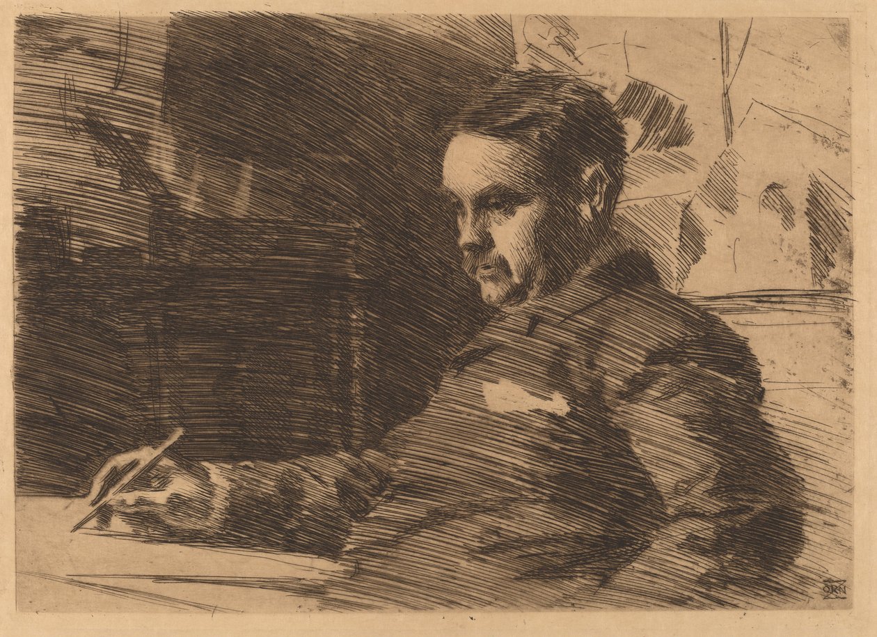 Advokat Wade, 1890. av Anders Leonard Zorn