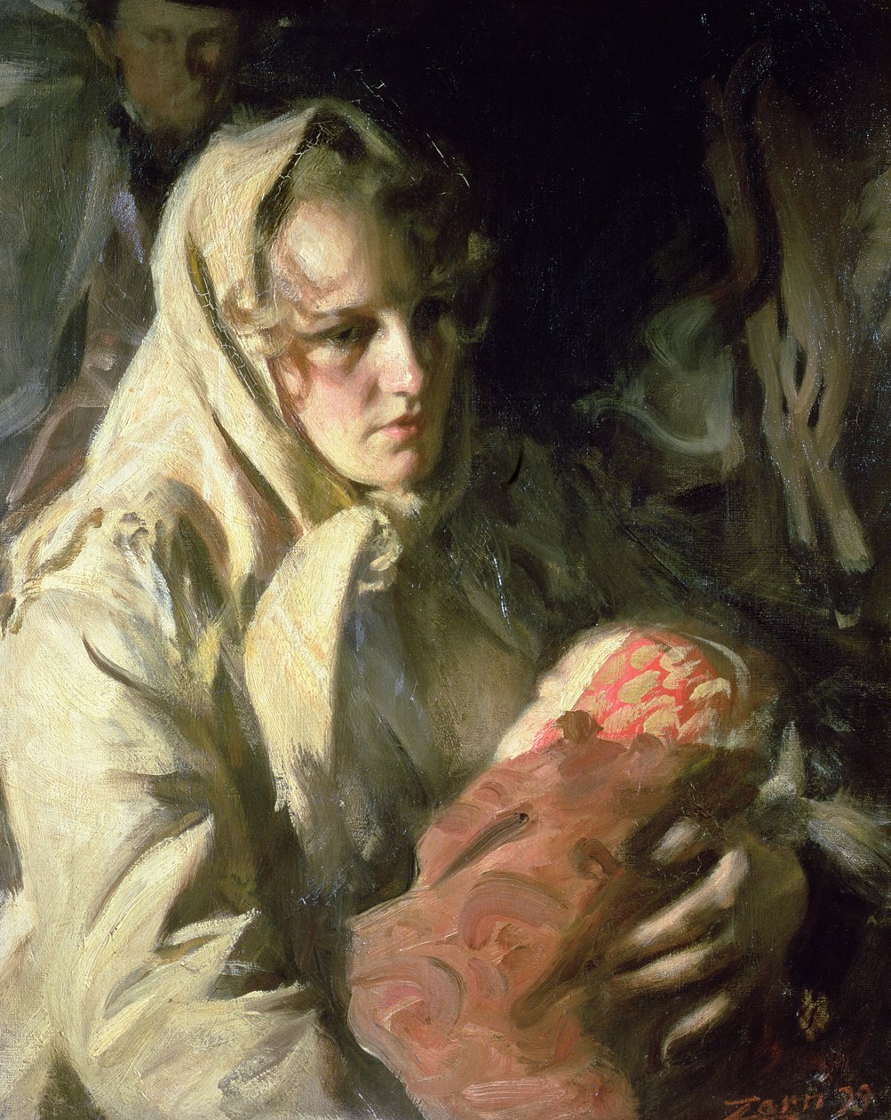 Madonna, 1899 av Anders Leonard Zorn