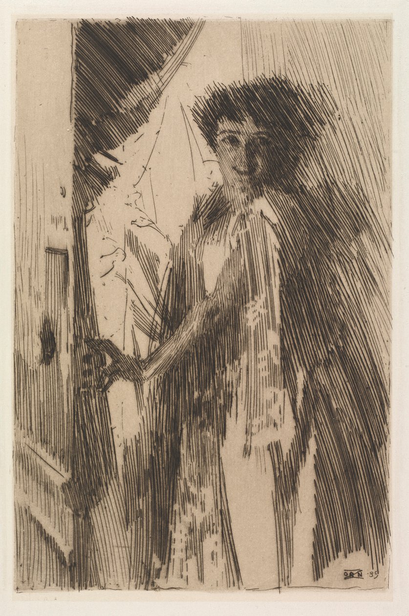 Rosita Mauri, 1889. av Anders Leonard Zorn