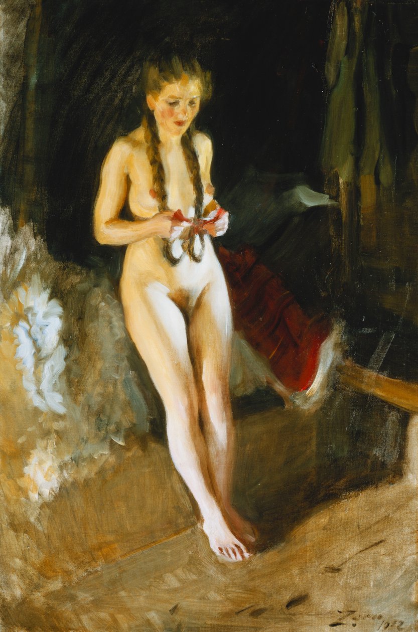 Signe, 1912 av Anders Leonard Zorn