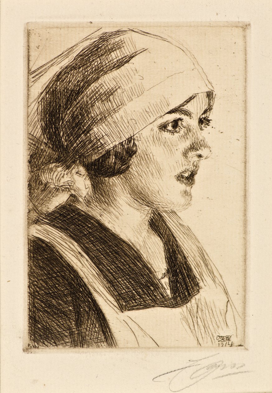 Studie av en kvinne av Anders Leonard Zorn