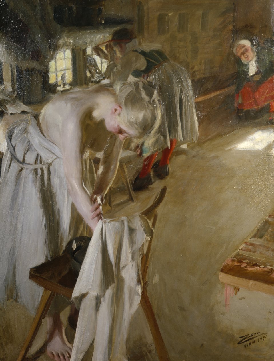 Søndag morgen av Anders Leonard Zorn