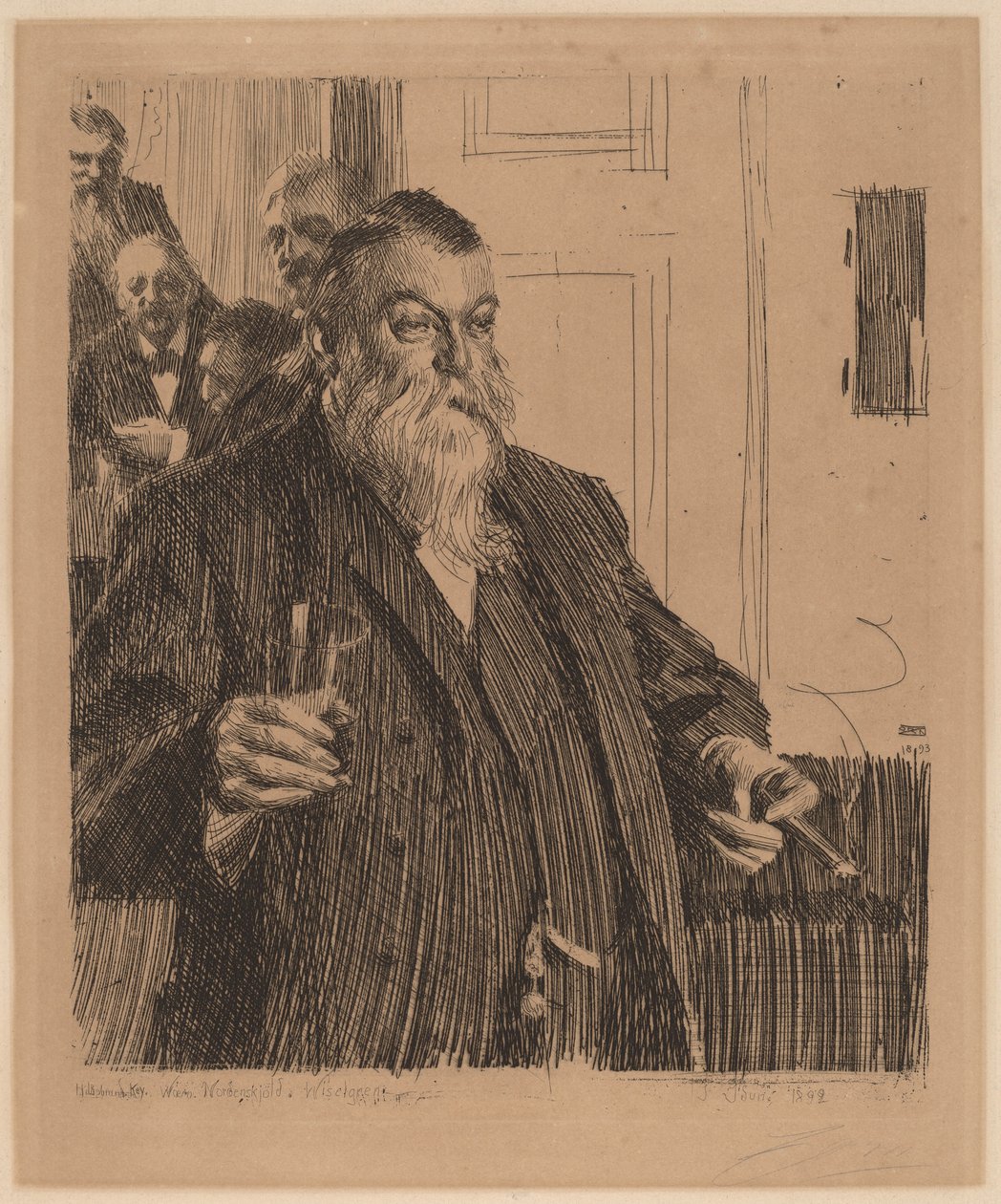 Toast II av Anders Leonard Zorn