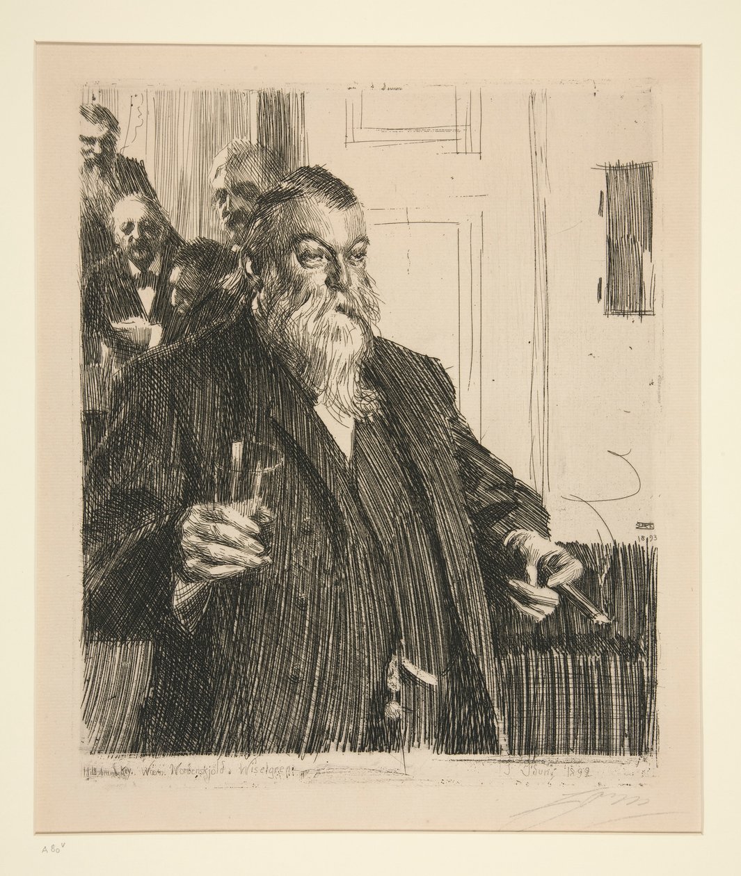 En Toast II av Anders Leonard Zorn