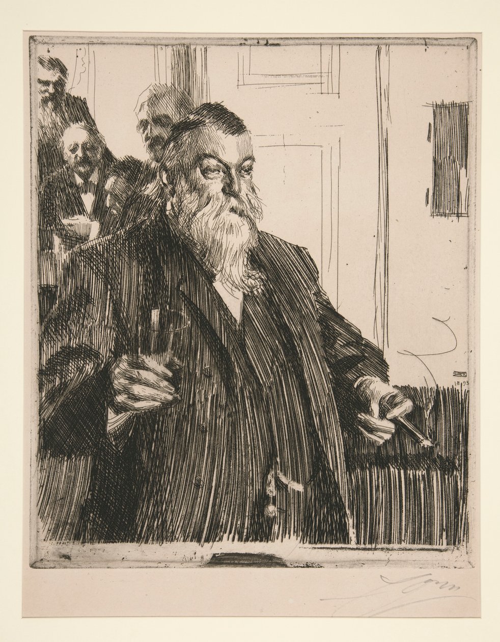En Toast II av Anders Leonard Zorn