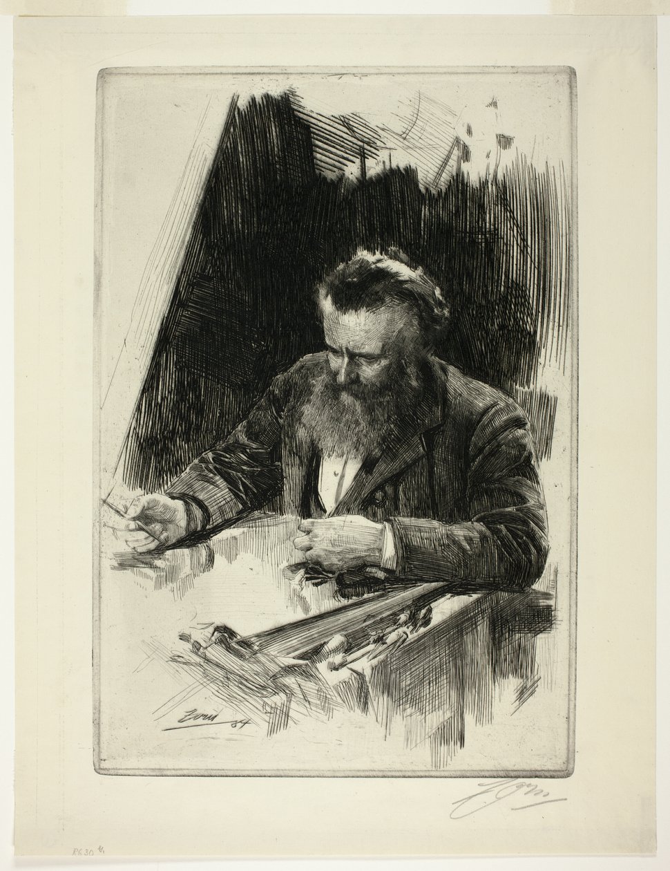 Axel Herman Haig III av Anders Leonard Zorn
