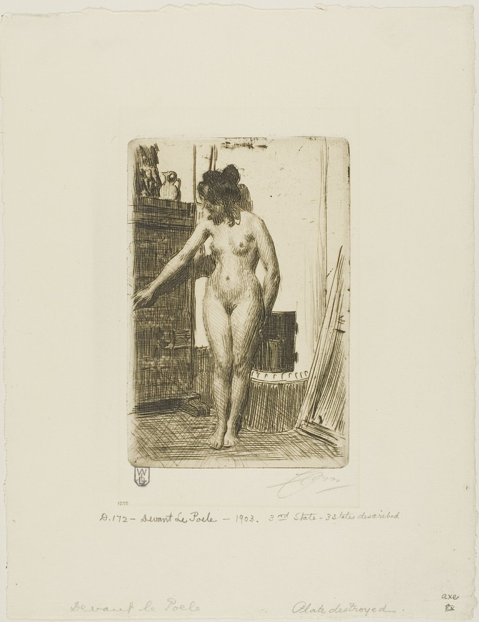 Før komfyren av Anders Leonard Zorn