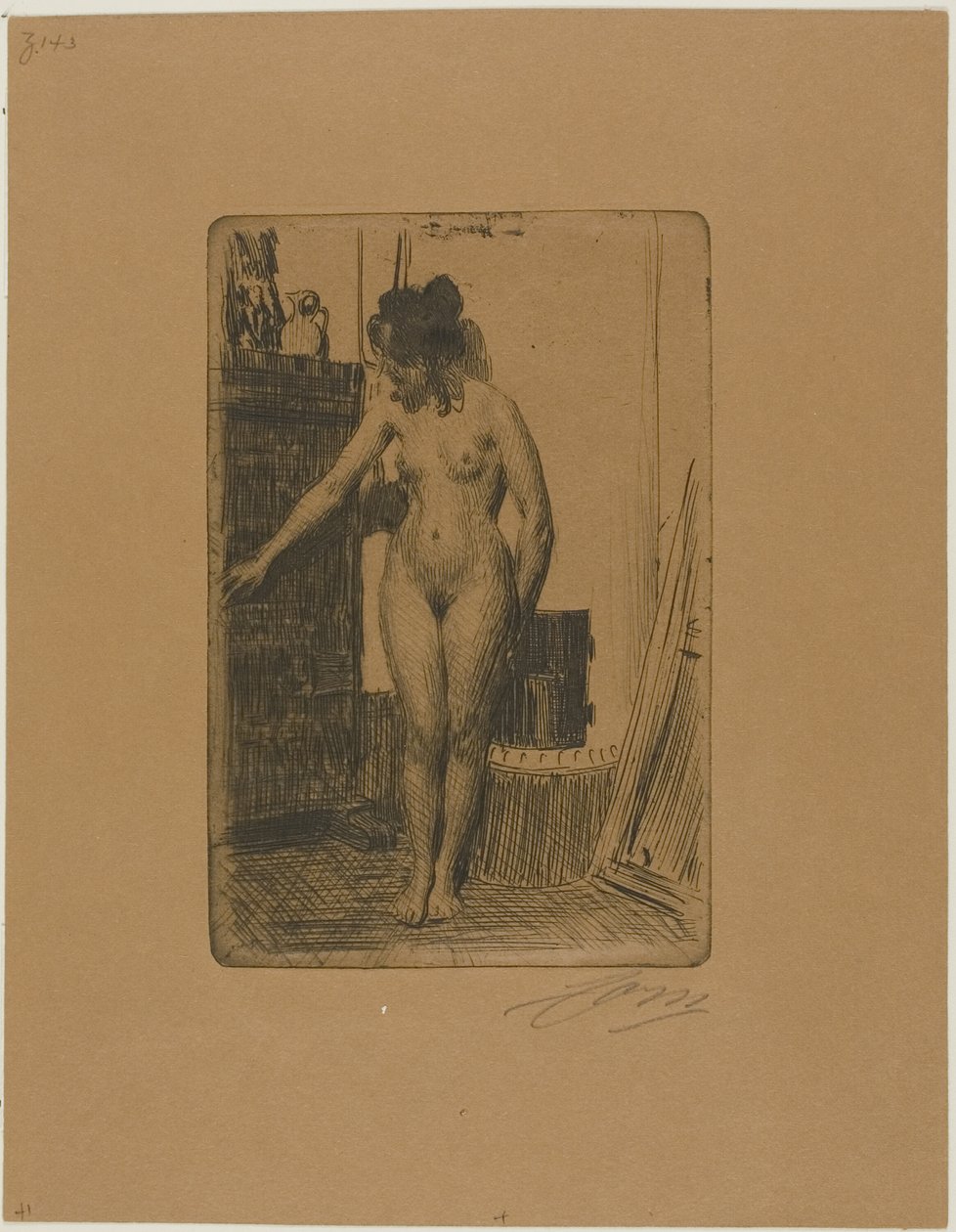 Før komfyren av Anders Leonard Zorn