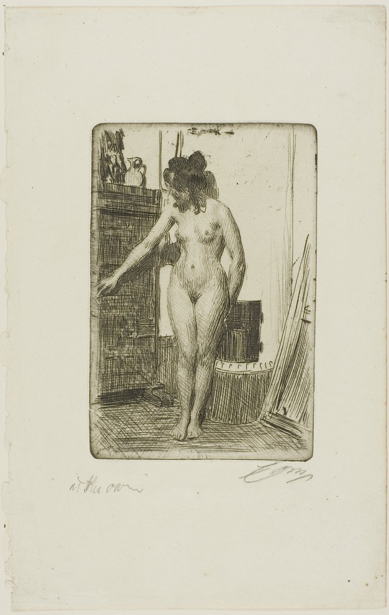 Før komfyren av Anders Leonard Zorn