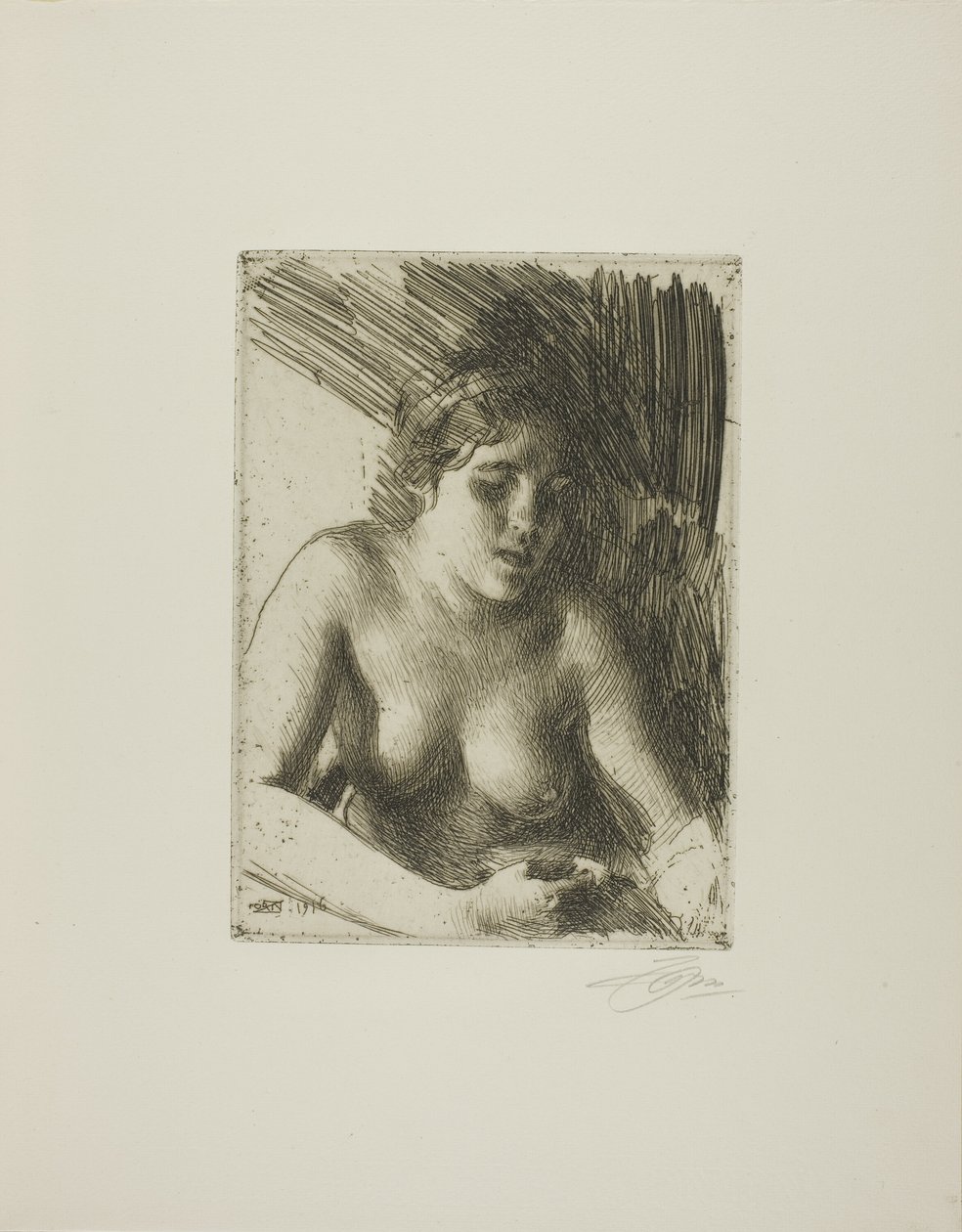 Bryst av Anders Leonard Zorn