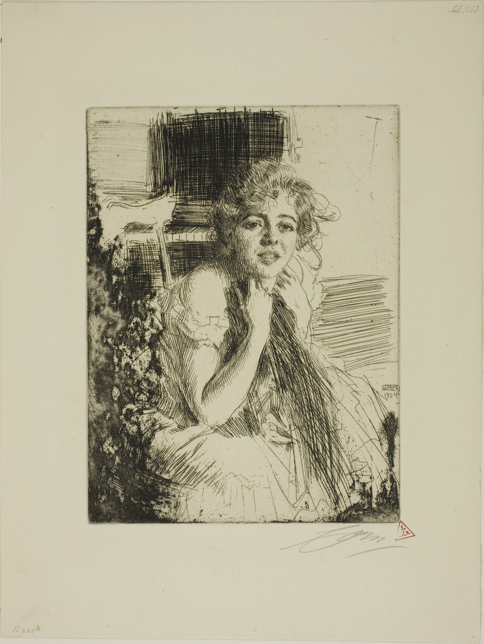 Emma Rasmussen av Anders Leonard Zorn